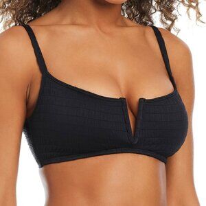 Bar III Pucker up V-Wire Bralette Bikini Top